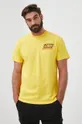 κίτρινο Βαμβακερό μπλουζάκι Deus Ex Machina Ανδρικά