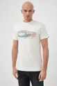 Bavlnené tričko Deus Ex Machina béžová