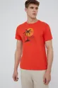 pomarańczowy CMP t-shirt bawełniany
