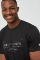 czarny Helly Hansen t-shirt