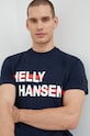 Helly Hansen t-shirt bawełniany granatowy 53763