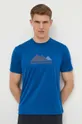 niebieski Helly Hansen t-shirt sportowy Męski