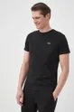 čierna Bavlnené tričko La Martina