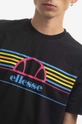 чёрный Хлопковая футболка Ellesse