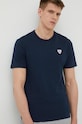 Βαμβακερό μπλουζάκι Rossignol σκούρο μπλε RLKMY02