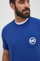 granatowy Michael Kors t-shirt bawełniany 6S26C11101