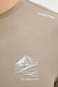 Viking Τ-shirt πεζοπορίας ανδρικό με βισκόζη Lenta Bamboo 500.22.6644 καφέ