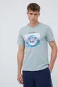 niebieski Rip Curl t-shirt bawełniany