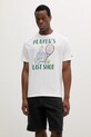 MC2 Saint Barth t-shirt bawełniany nadruk biały TSHM001