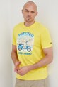 MC2 Saint Barth tricou din bumbac galben TSHM001