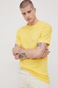 żółty HUF t-shirt bawełniany Męski