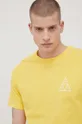 κίτρινο Βαμβακερό μπλουζάκι HUF