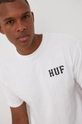 bela Bombažen t-shirt HUF