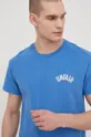 μπλε Βαμβακερό μπλουζάκι Unfair Athletics Ανδρικά