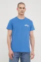 Bavlnené tričko Unfair Athletics modrá