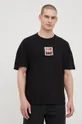 μαύρο Βαμβακερό μπλουζάκι Unfair Athletics Ανδρικά