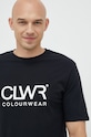 Colourwear t-shirt bawełniany czarny 7010257