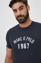 tmavomodrá Bavlnené tričko Marc O'Polo