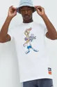 λευκό Βαμβακερό μπλουζάκι Ellesse X Looney Tunes