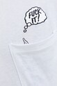 HUF t-shirt bawełniany ts01723 biały