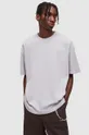 sivá Bavlnené tričko AllSaints Pánsky