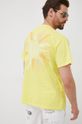 žlutá Bavlněné tričko Desigual Pánský