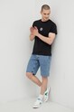 Bavlněné tričko Unfair Athletics UNFR21.086 černá SS22