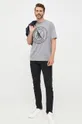 Armani Exchange t-shirt bawełniany 3LZTLC.ZJ9AZ szary