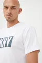 biały Dkny t-shirt bawełniany