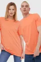 pomarańczowy Superdry t-shirt bawełniany Unisex