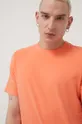 Бавовняна футболка Superdry помаранчевий