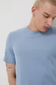 kék Superdry pamut póló