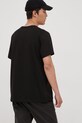 Kangol t-shirt bawełniany KLEU005 czarny