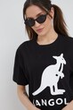Kangol t-shirt bawełniany KLEU005