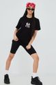 47brand t-shirt bawełniany MLB New York Yankees czarny