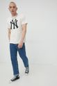 47brand t-shirt bawełniany MLB New York Yankees 100 % Bawełna