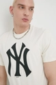 Бавовняна футболка 47brand Mlb New York Yankees Unisex