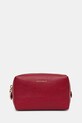 Kožená kozmetická taška Coccinelle burgundské E5.MT5.25.F7.01