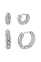 AllSaints kolczyki 2-pack srebrny 410124SLV016