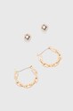 AllSaints cercei 2-pack argintiu 385661BRS711
