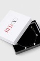 Red Valentino bratara de piele negru 2Q0J0C48JQY