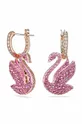 rózsaszín Swarovski fülbevaló Iconic Swan 5647544 Női
