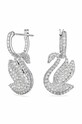 Сережки Swarovski Iconic Swan кристалл Swarovski серебрянный 5647545