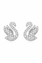 Naušnice Swarovski Iconic Swan Swarovski kristal srebrna 5647873