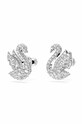 Swarovski cercei Iconic Swan 5647873 argintiu