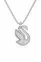 Náhrdelník Swarovski Iconic Swan krystal Swarovski stříbrná 5647872