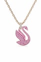 Ogrlica Swarovski Iconic Swan 5647552 Swarovski kristal roza 5647552