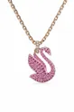 rózsaszín Swarovski nyaklánc Iconic Swan 5647552 Női