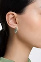 Náušnice Swarovski Matrix 5658651 5658651 zelená SS23