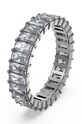 Prstienok Swarovski Matrix strieborná 5648917